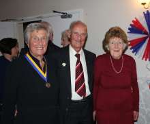 Caption Sheila Warrander, a former Salisbury mayor and president of the Salisbury Saintes Twinning Association, is pictured at the Association’s annu